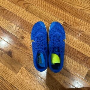 Nike Blue Hero and Metallic Gold Athletic Shoes